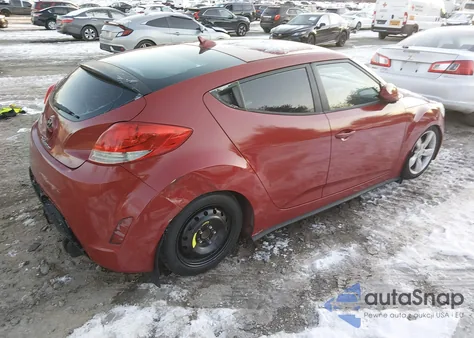 2012 Hyundai Veloster Base W/Gray from USA, damaged, VIN KMHTC6AD0CU019973
